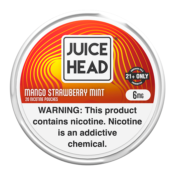 Mango Strawberry Mint Juice Head Nicotine Pouches 6mg for Wholesale