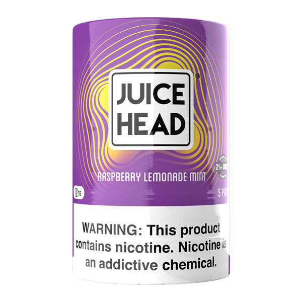 Raspberry Lemonade Mint Juice Head Nicotine Pouch 12mg 5pk for Wholesale