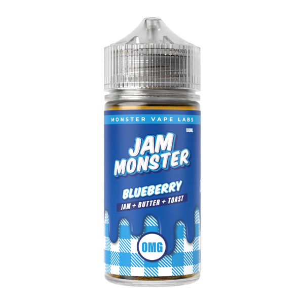 Blueberry MONSTER LABS Jam Monster ZERO Nicotine 100ml for Wholesale