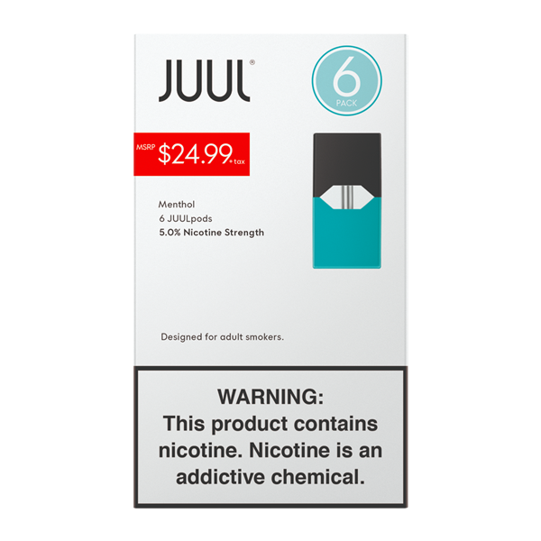Menthol JUUL 6ct Pods