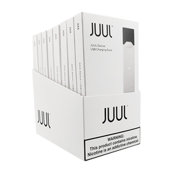 Juul Silver Kit 8-Pack for Wholesale