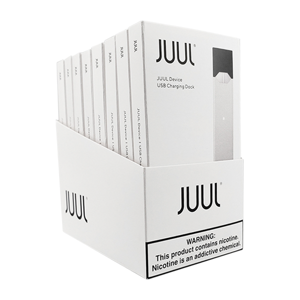Juul Silver Kit 8-Pack for Wholesale