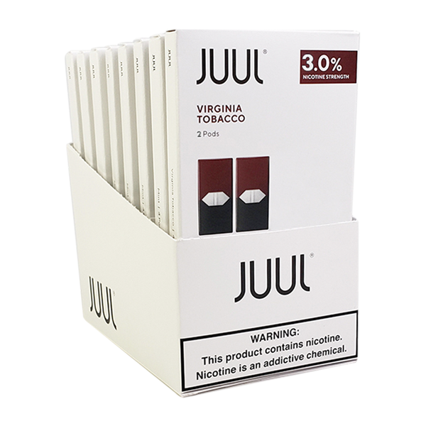 Virginia Tobacco JUUL Pod 8-Pack Display (2ct packs)