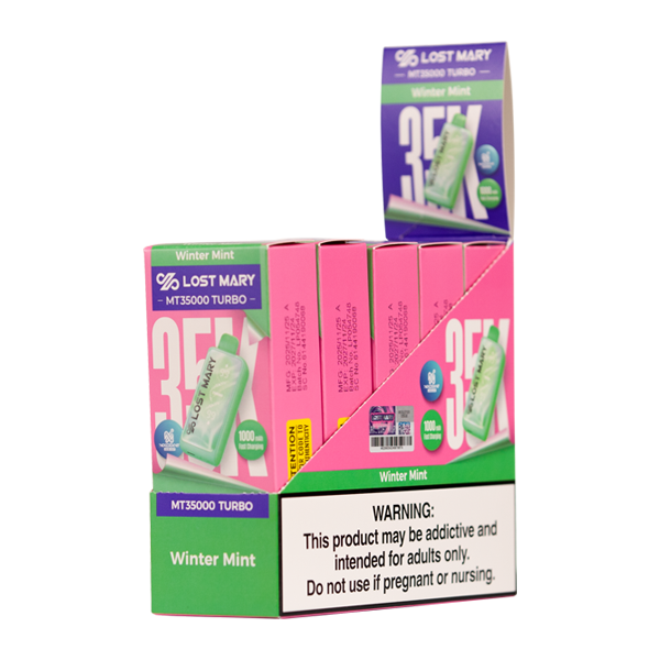 Winter Mint LOST MARY MT35K Nixodine Disposables for Wholesale
