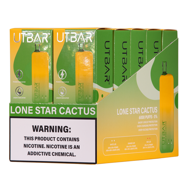 Lone Star Cactus UT Bar Vape 10-Pack for Wholesale