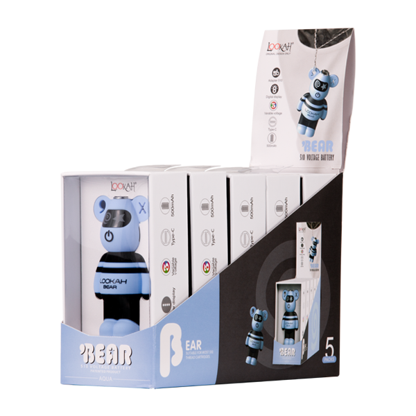 LOOKAH Bear Battery - Aqua 5 pack for Wholesale