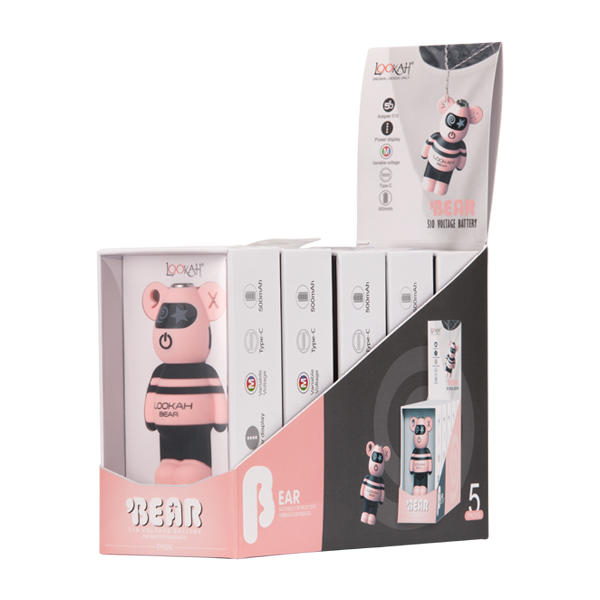 Pink LOOKAH Bear Batteries for Wholesale