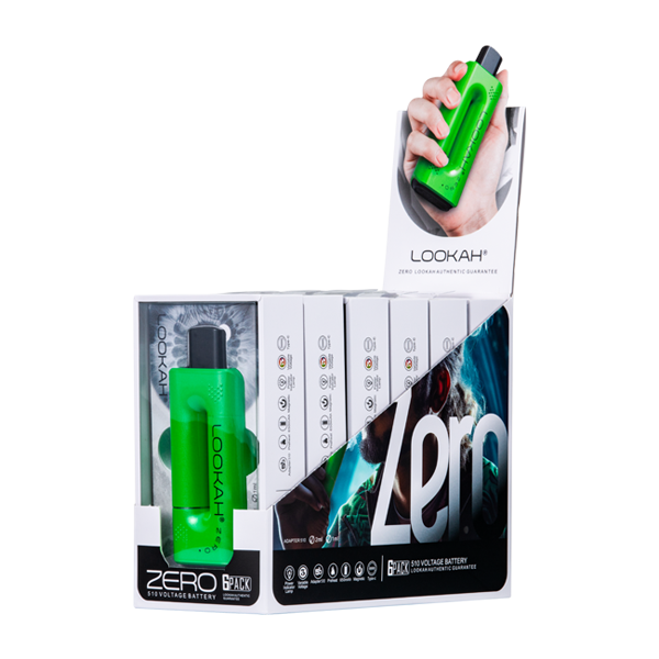 LOOKAH Zero Battery - Green 6 Pack for Wholesale