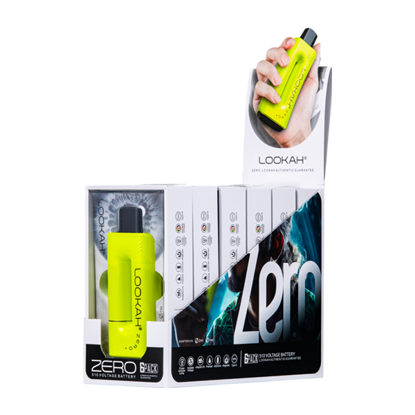 LOOKAH Zero Battery - Neon Green 6 Pack for Wholesale