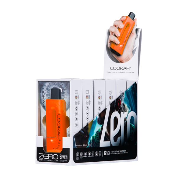 LOOKAH Zero Battery - Orange 6 Pack for Wholesale