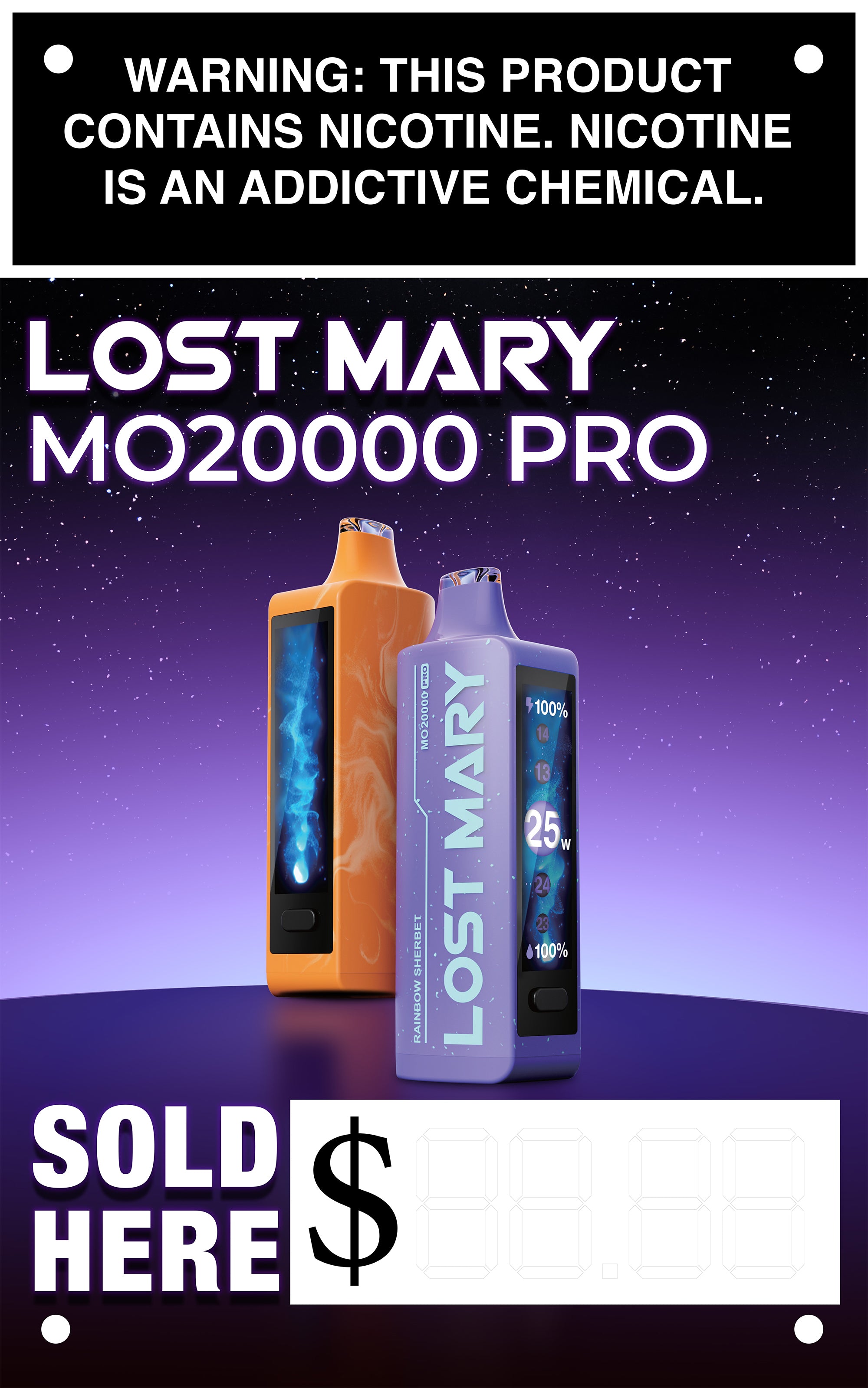 Lost Mary MO20000 Vinyl Banner