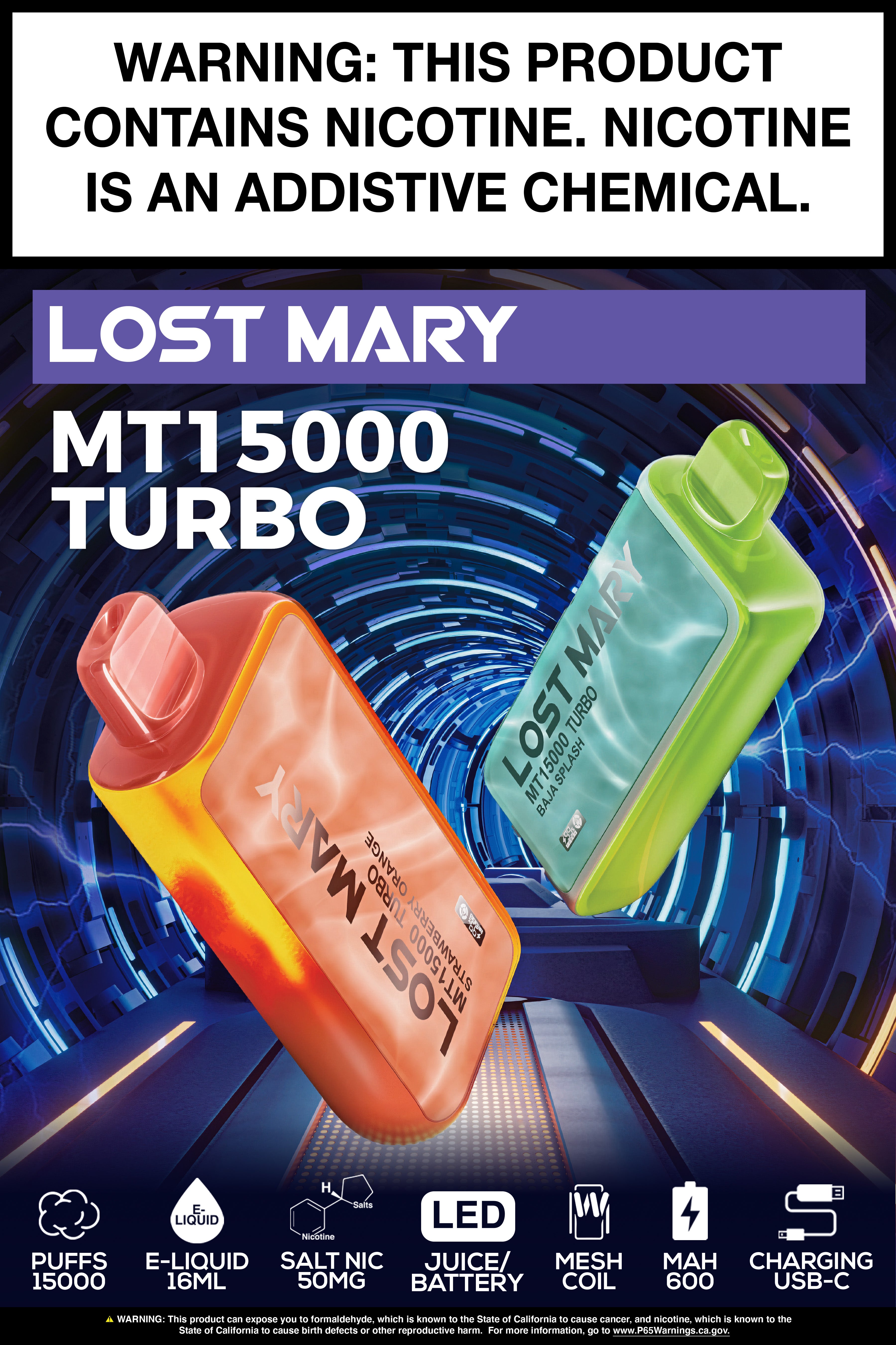 Lost Mary MT15000 Turbo Poster