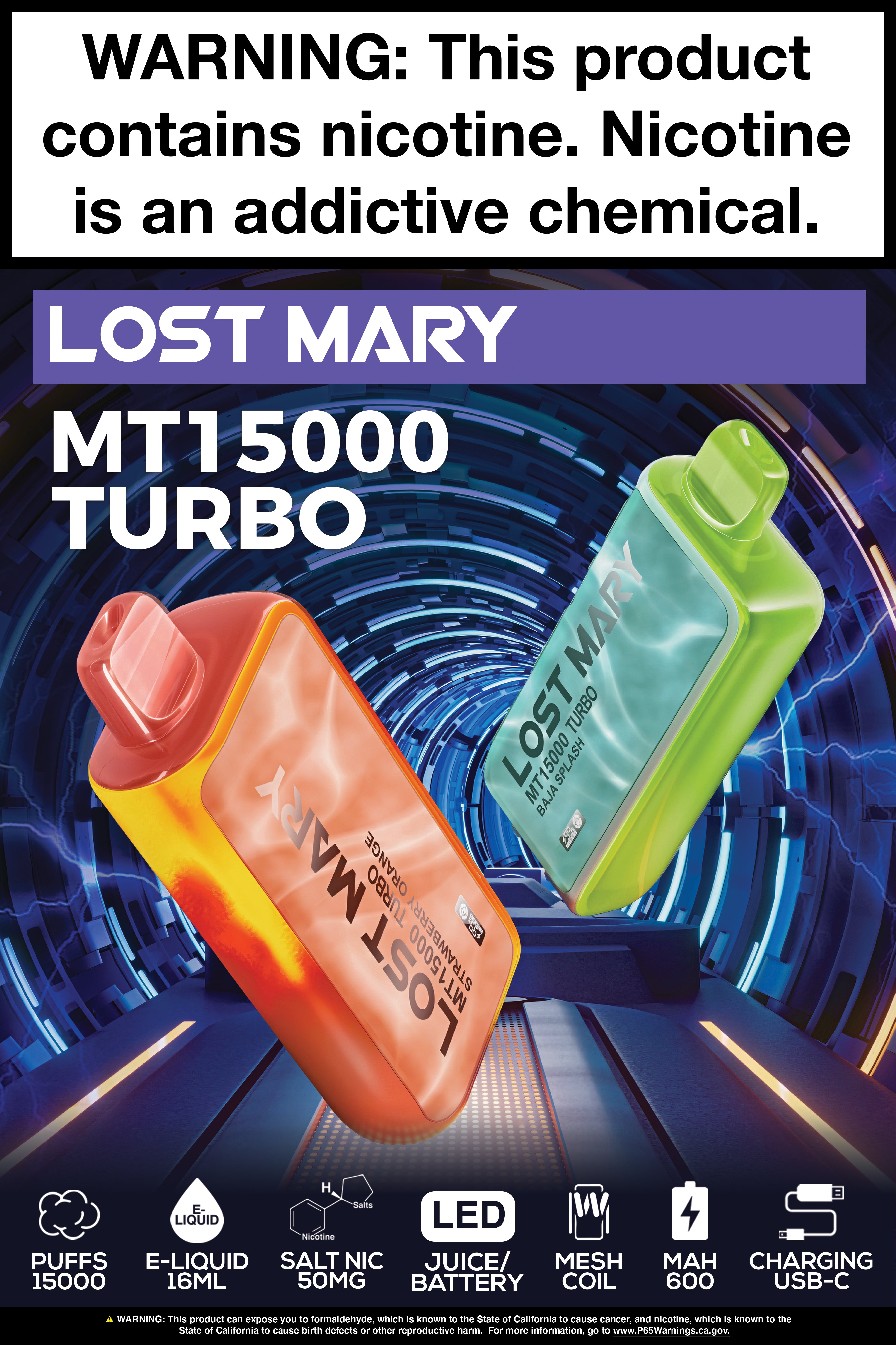 Lost Mary MT15000 Turbo Poster
