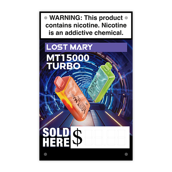 Lost Mary MT15000 Turbo Vinyl Banner