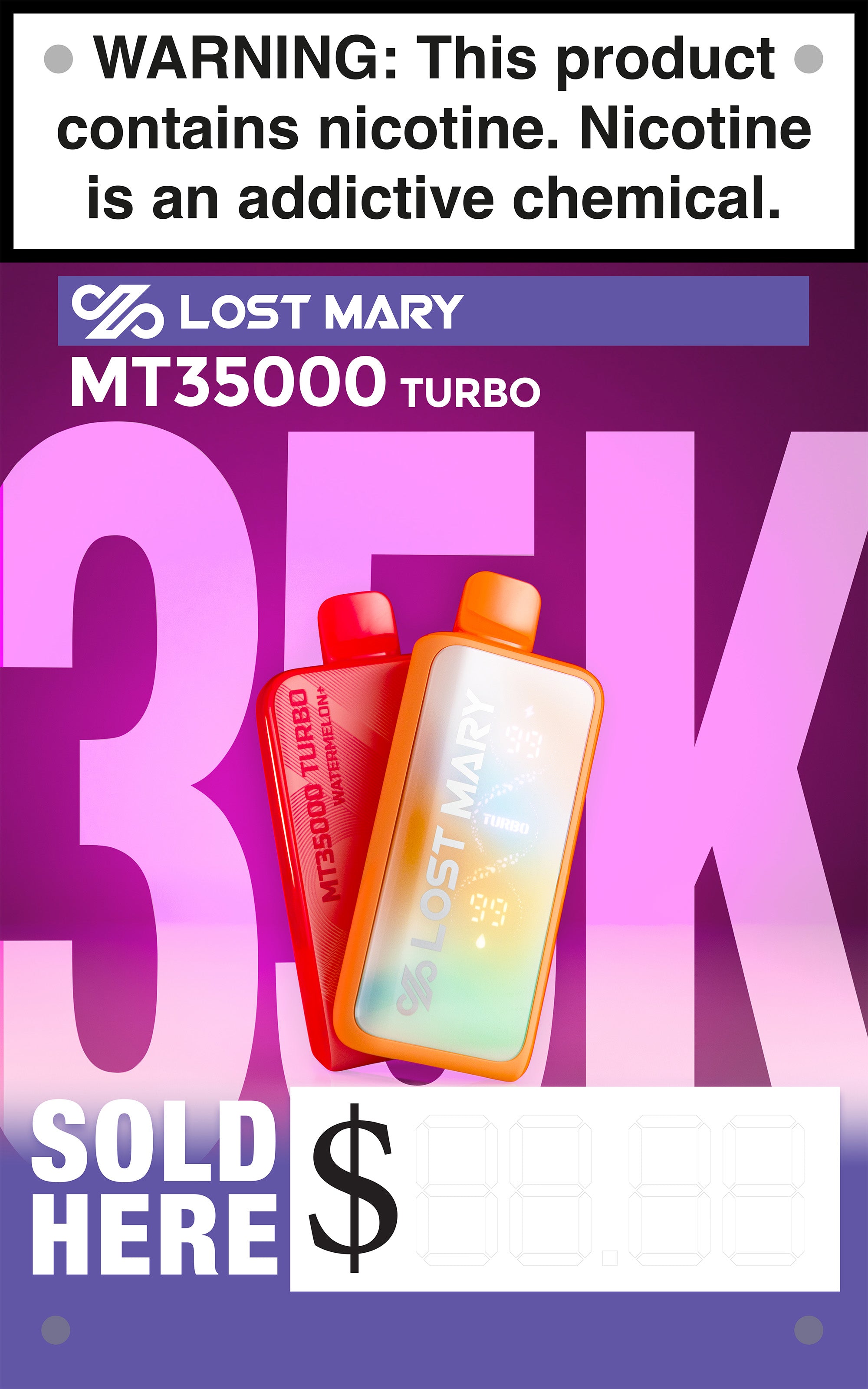 LOST MARY MT35000 Turbo Banner