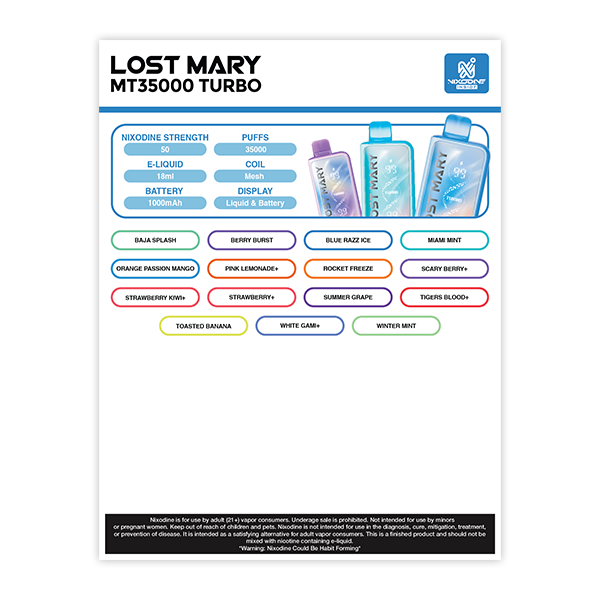 LOST MARY MT35K TURBO Nixodine Lamination