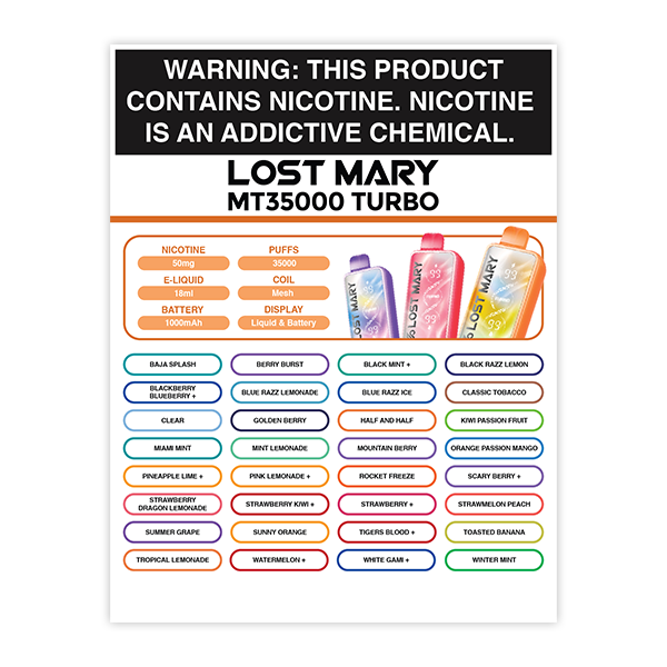 LOST MARY MT35000 Turbo Lamination