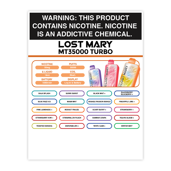 LOST MARY MT35000 Turbo Lamination