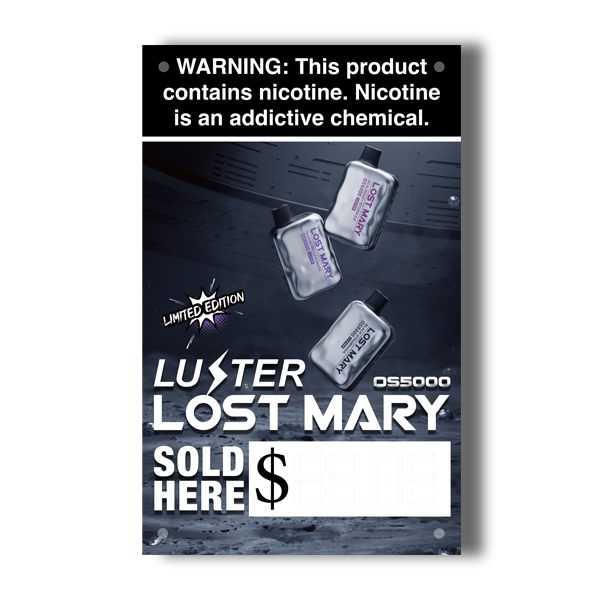 Lost Mary Luster Banner