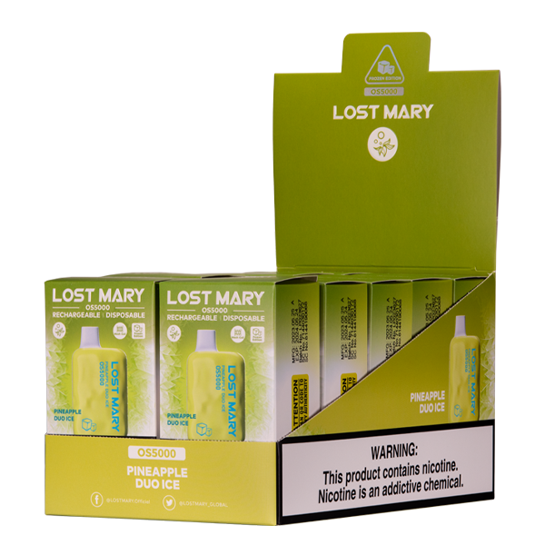 Pineapple Duo Ice Lost Mary OS5000 Wholesale Vape 10-Pack