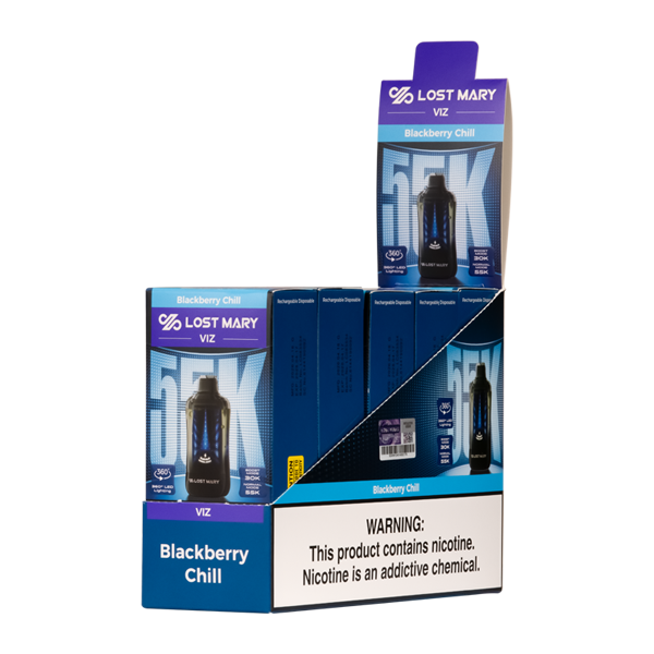Blackberry Chill LOST MARY VIZ 55K Disposables for Wholesale