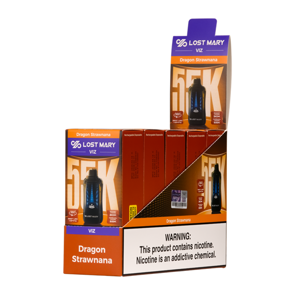 Dragon Strawnana LOST MARY VIZ 55K Disposables for Wholesale