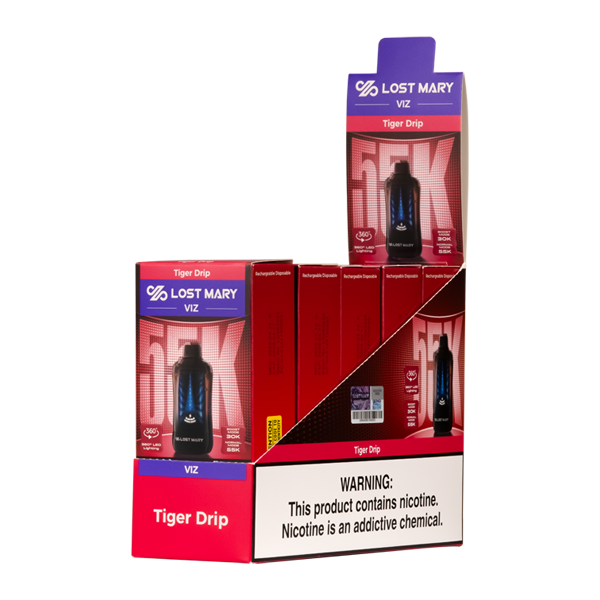 Tiger Drip LOST MARY VIZ 55K Disposables for Wholesale
