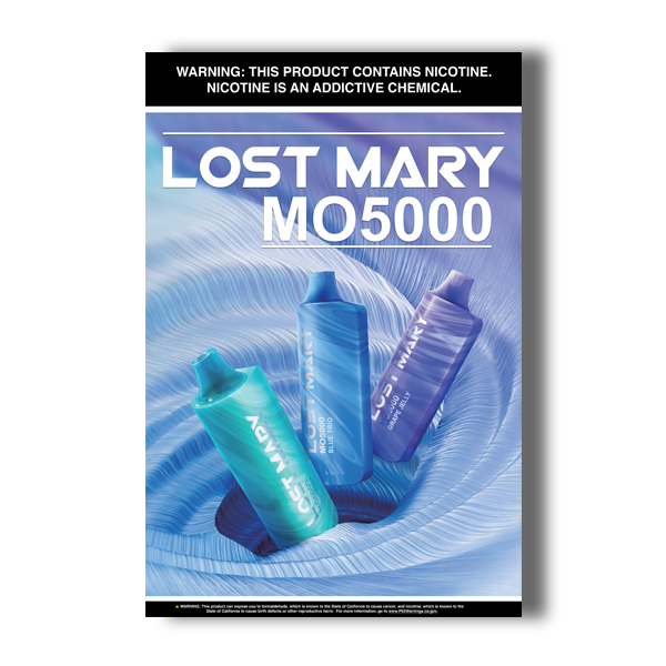 Lost Mary MO5000 Poster for Retail Shop