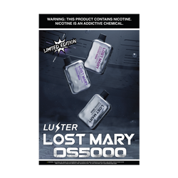 Lost Mary OS5000 LUSTER Poster for Retail Shop