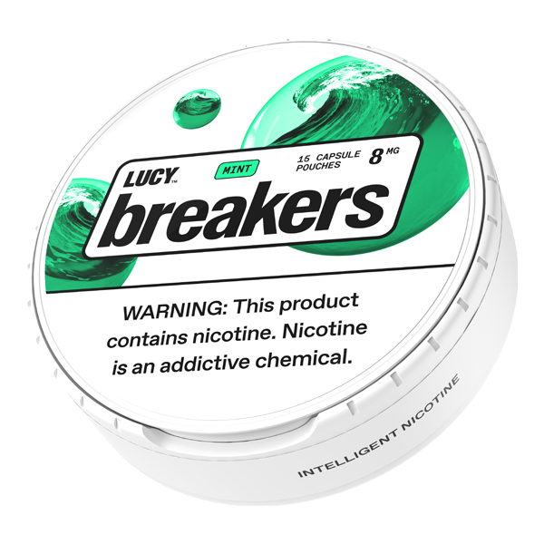 Mint LUCY Breakers Pouches 8mg for Wholesale