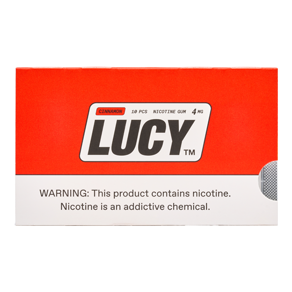 Cinnamon LUCY Nicotine Gum 4mg for Wholesale