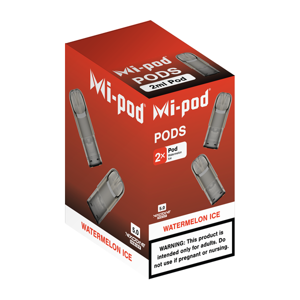 Watermelon Ice MI-POD 2pk Pods - 5 Pack for Wholesale