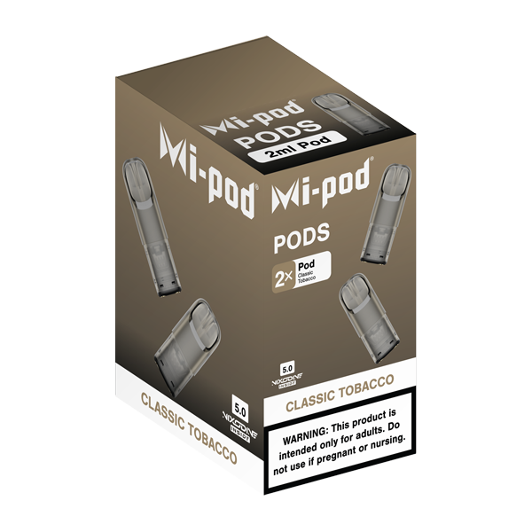 Classic Tobacco MI-POD 2pk Pods- 5 Pack for Wholesale