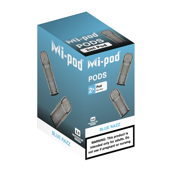 Blue Razz MI-POD 2pk Pods - 5 Pack for Wholesale