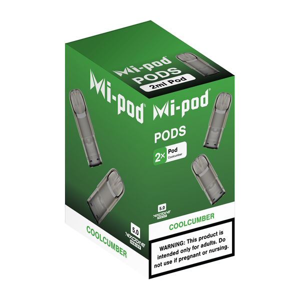 Coolcumber Mi-Pod 2pk Pods - 5 Pack for Wholesale