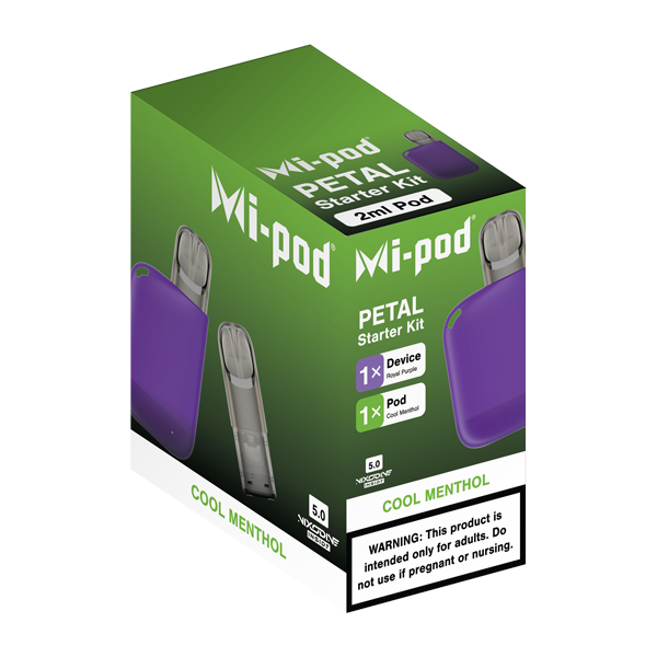 Cool Menthol MI-POD Petal Starter Kit 5 Pack for Wholesale