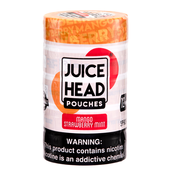 Mango Strawberry Mint Juice Head Nicotine Pouches 12mg 5-Pack for Wholesale