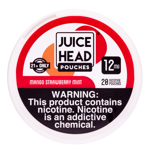 Mango Strawberry Mint Juice Head Nicotine Pouches 12mg for Wholesale