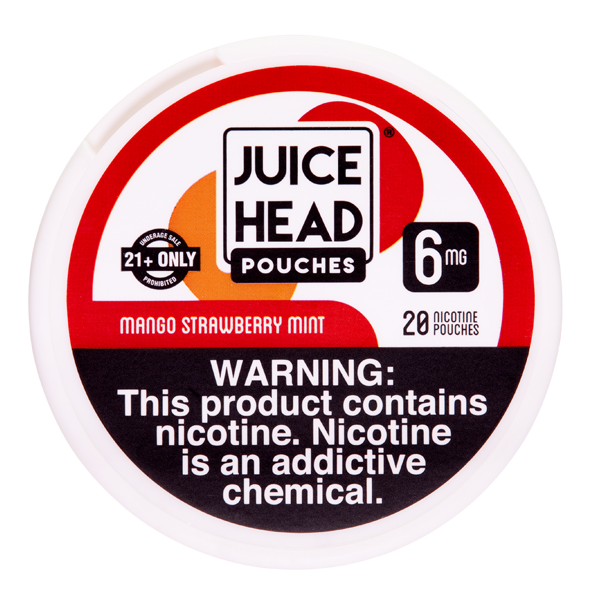Mango Strawberry Mint Juice Head Nicotine Pouches 6mg for Wholesale