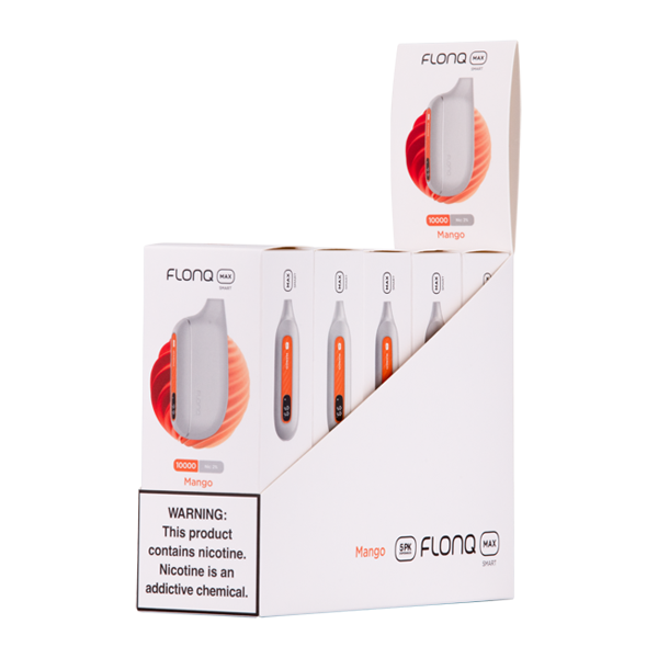 20mg Mango Flonq Max Smart wholesale Vapes 5-Pack