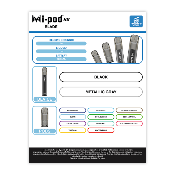 Mi-Pod NX Blade Lamination