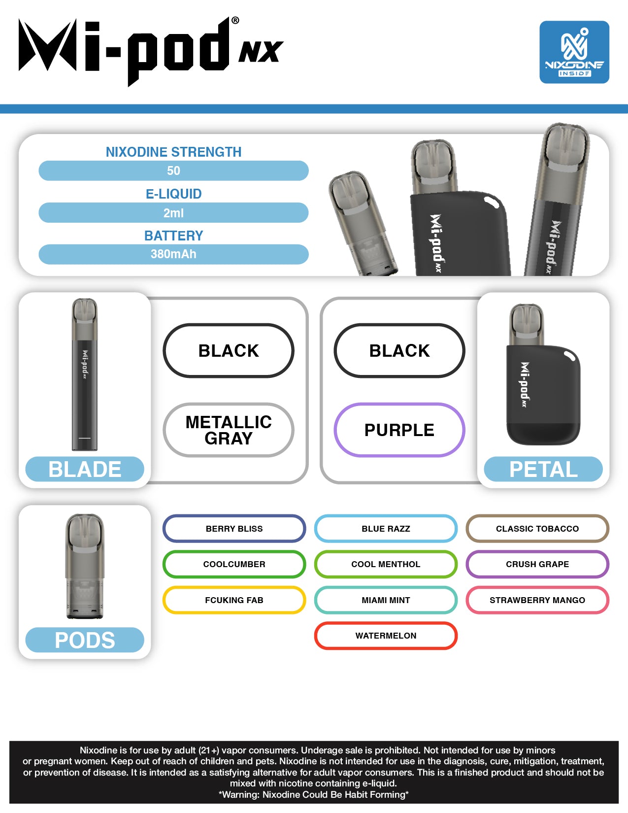 Mi-Pod NX Pods