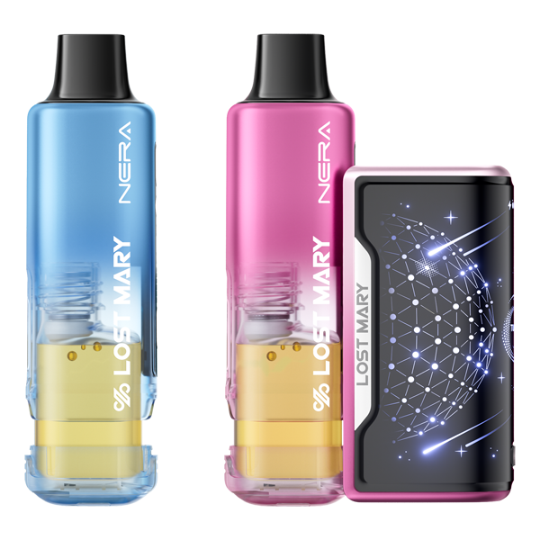 Pink Lemonade + Pink and Blue LOST MARY Nera Fullview Kit for Wholesale