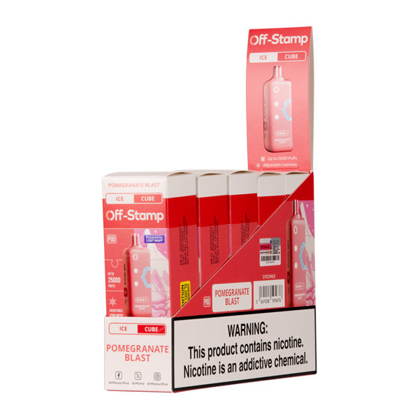 Pomegranate Blast Ice Off Stamp Ice Cube Vape for X-Cube for Wholesale