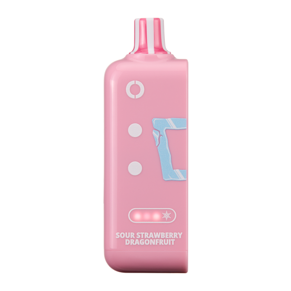 Sour Strawberry Dragonfruit Off Stamp Ice Cube Vape