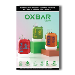 Oxbar G8000 Vapes Poster