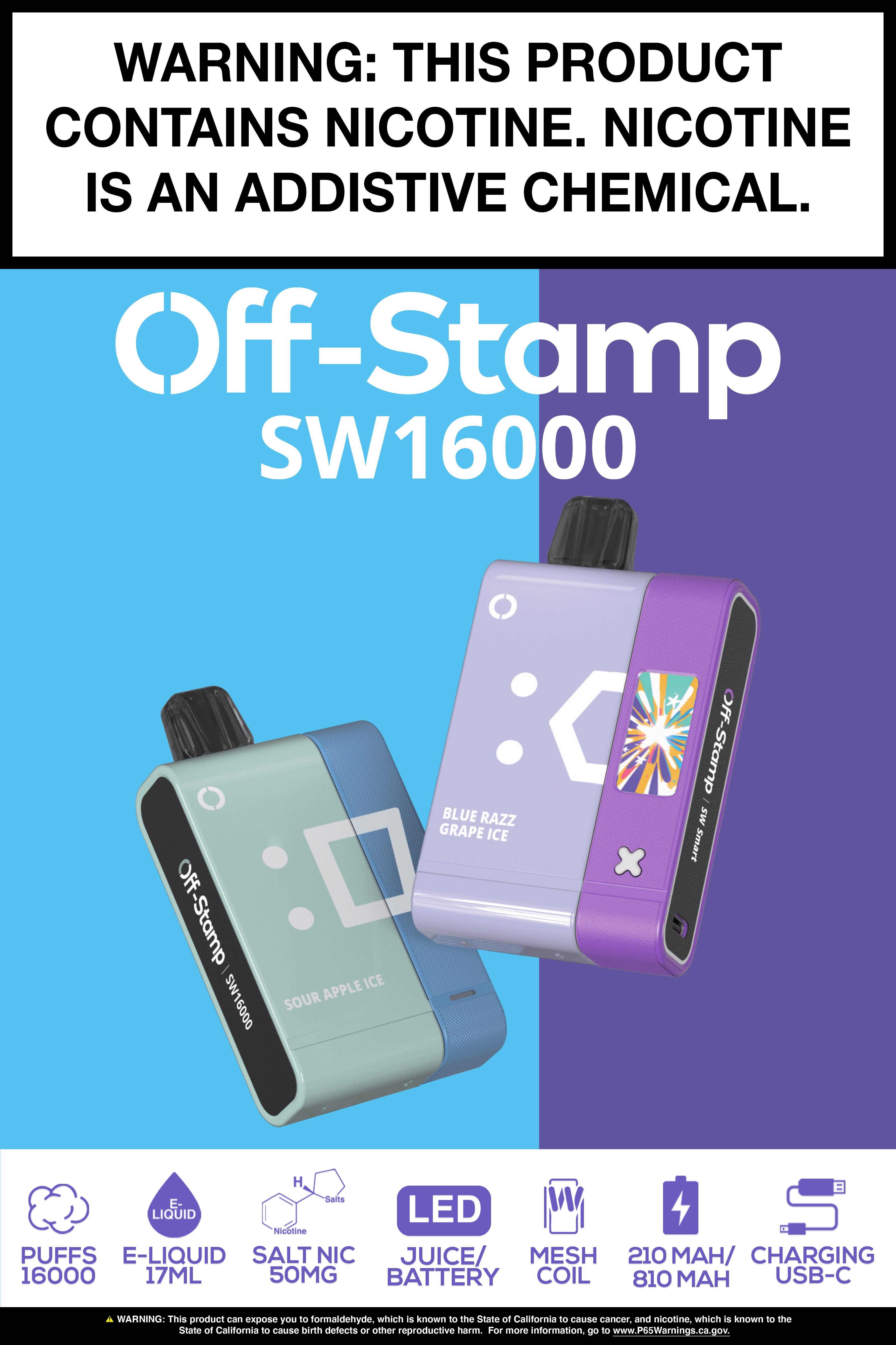 SW16000 OFF STAMP Poster
