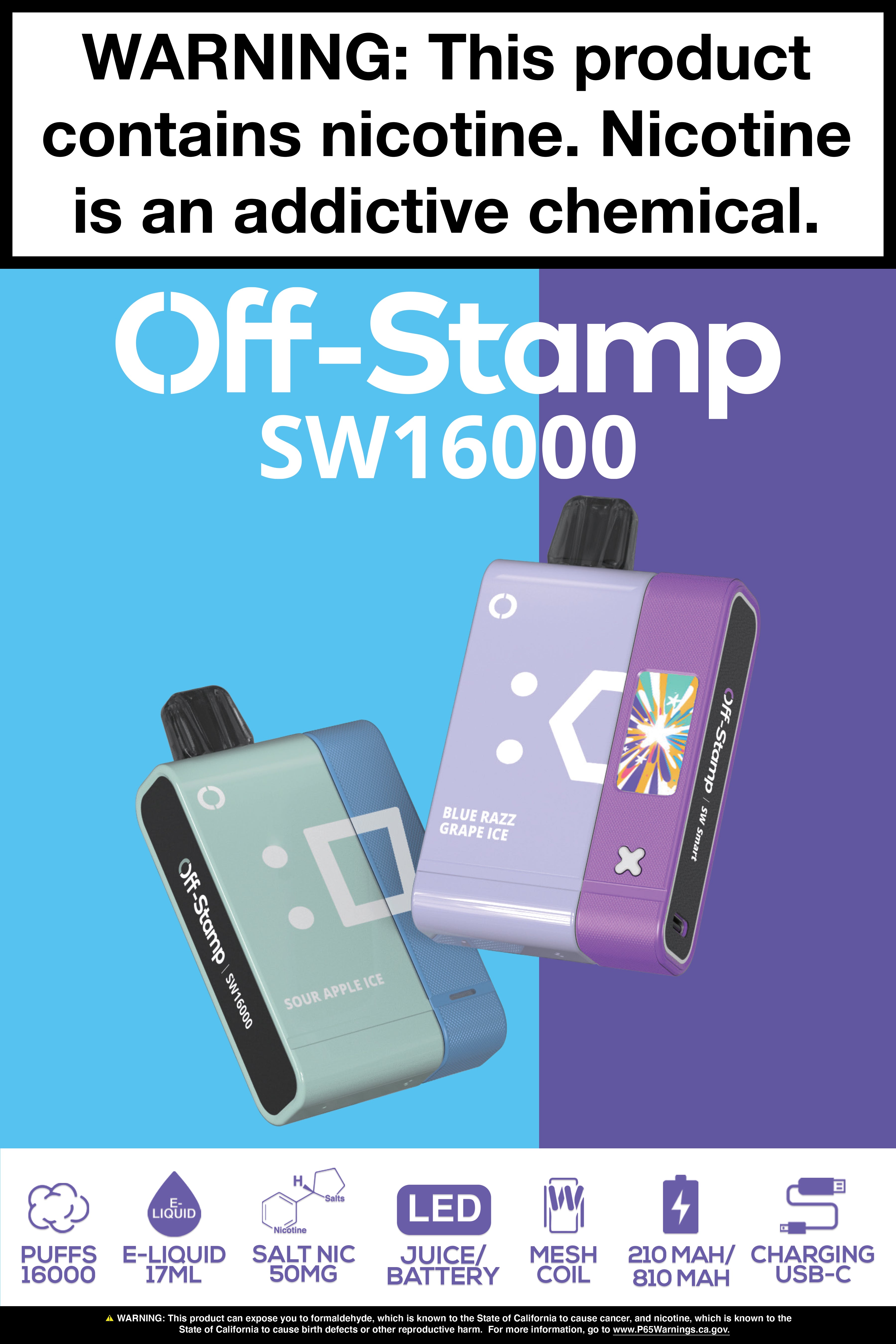 SW16000 OFF STAMP Poster