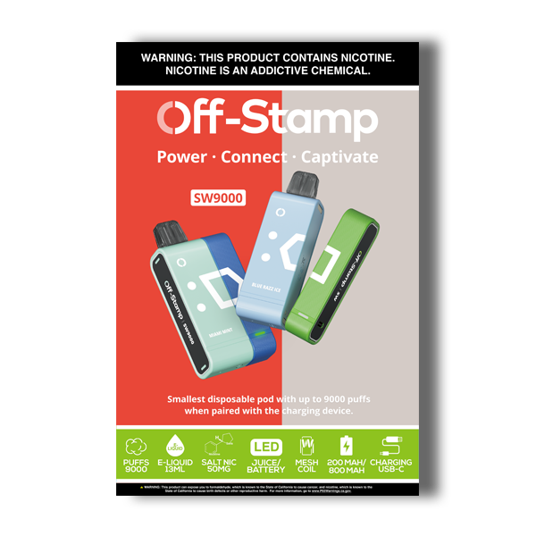 Off Stamp Vapes Poster