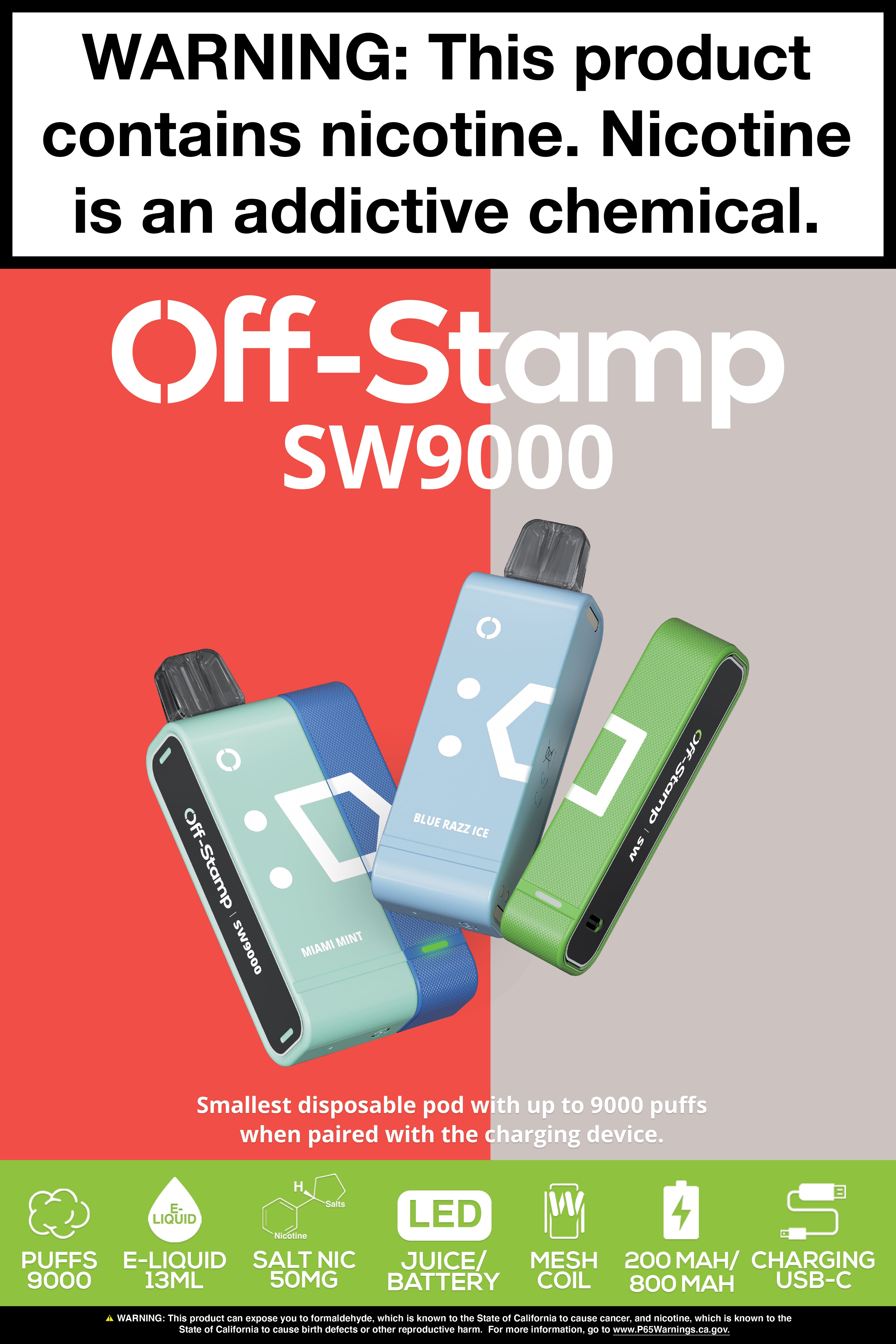 OFF STAMP SW9000 Poster